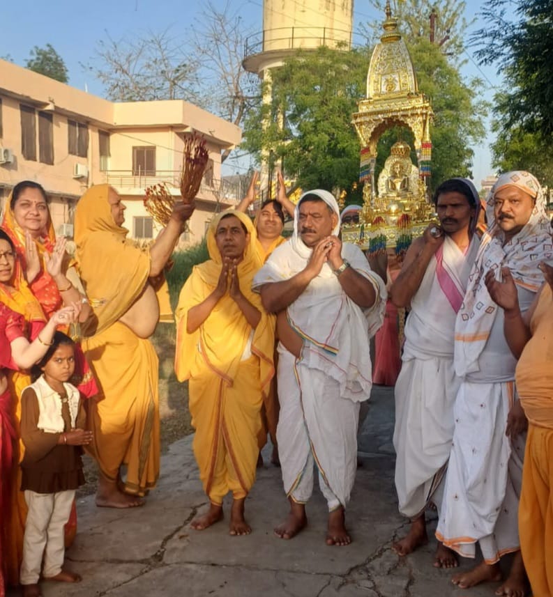 धूमधाम से मनाई गई 1008 श्री आदिनाथ भगवान की जयन्ती